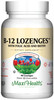 Vitamin B12 Lozenges with Folic Acid and Biotin - Sublingual B 12 Vitamins Strawberry Flavor - Vegetarian Kosher B 12 Vitamin - VIT B12 Supplement fo