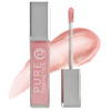 Pure Illumination Light-Up Lip Gloss with LED-Lit Applicator Brush + Side Mirror, Non-Sticky, Moisturizing Hydrating Lip Glosses with Lanolin, Jojoba