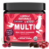 Llama Naturals Kids Multivitamin Gummies | Real Fruit, No Added Sugar Cane | Organic Vegan Toddler Whole Food Vitamins | Vitamin D, C & Beta Carotene