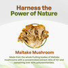 Go Nutra Maitake Mushroom Extract Powder 8 oz | 10:1 Extract Strength | Mushroom Supplement 30% Polysaccharides | Maitake Powder King of Mushrooms |