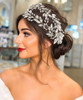 ZHENM Rhinestone Wedding Headband,Bridal Headpiece for Wedding,Party Hair Accessories for Women