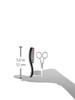 Tweezerman G.E.A.R. Moustache Scissors and Comb, Black