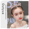 Outyua Butterfly Tiaras and Crowns Girls Pearl Baroque Queens Princess Crowns Headband Wedding Bridal Tiaras for women (Gold)