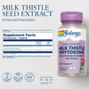 SOLARAY Milk Thistle Phytosome with Artichoke, Dandelion, and Ginger - Milk Thistle Extract Supplying 15% Silybin - Liver Supplement - 60-Day Guarant