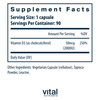 Vital Nutrients Vitamin D 2000 IU - Vitamin D3 Supplement - Healthy Bones, Teeth, Muscles*- Cellular & Immune Function - Calcium Absorption - Gluten,