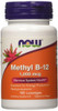 NOW Foods Methyl B-12, 1000mcg, 100 LOZ (Pack of 2)