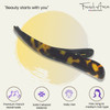 French Amie Brill Beak Tokyo 4.5" Large Celluloid Acetate Handmade Secure Grip Salon Hinge Side Slide In Alligator Beak Jaw Hair Claw Clip Clamp Clut