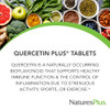 NaturesPlus Quercetin Plus with Vitamin C & Bromelain - 60 Vegetarian Tablets - Allergy Relief Supplement - Immune, Antioxidant & Anti-Inflammatory S