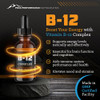 Peak Performance Vitamin B12 Sublingual Drops - B12 1000 mcg Methylcobalamin Liquid for Energy and Metabolism Booster | B12 Vitamin Dietary Supplemen