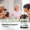 BIO KRAUTER® Inulin Powder from Chicory Root in Capsules 1200 mg per Serving 100 Count - Vegan & Pure Inulin Prebiotic Fiber for Gut & Digestive Supp