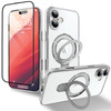 OOK Magnetic Case for iPhone 16 Plus [Compatible with MagSafe] Full Body Protection Case with Camera Lens Protector Kickstand Screen Protector Anti-S