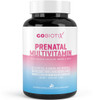 GOBIOTIX Prenatal Vitamins for Women - Multivitamins with Iron, Calcium, Vitamin D2, C, Zinc & Folic Acid for Pregnancy - Pre and Postpartum Essentia
