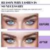 B&Q Lash Clusters Kit 280PCS Eyelash Clusters Kit,40D D 9-16MIX Individual Lash Comfortable Eyelash Extension Set, Classic Look with Bond and Seal Wa