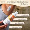 Forgotten Skincare Get It Bright Exfoliating Body Scrub for Dark Armpits, Bikini Area, and KP Bumps with Glycolic Acid, Pumice and Kaolin Clay