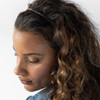Brown Headband for Women, 1/4" Ultracomfort Thin Headband, Shimmering Mojave, Flexible Fit with No Slip Gentle Teeth, All-Day Hold | France Luxe