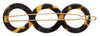 France Luxe Triple Circle Tige Boule Barrette - Tokyo