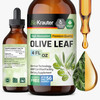 BIO KRAUTER® Olive Leaf Extract for Immune Support - Pure Vegan Oleuropein & Hydroxytyrosol Supplement - Used for Daily Wellness & Antioxidant Suppor