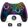 Hall Effect Switch Controller for Nintendo Switch/Switch 2/Lite/OLED, Gammeefy Wireless Switch Pro Controller Compatible with PC/Android/iOS, 9 Color