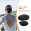 FOMIYES Hair Padding for Updos 2 Pcs Wig Hair Pad Buns Piece Chignon Pieces Bride Black Ball Modeling High Temperature Wire Bun Updo Extension