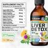 BIO KRAUTER® Liver Cleanse Detox & Repair* - Vegan Liquid Liver Support with Milk Thistle, Chanca Piedra, Turmeric, Dandelion Root & Artichoke 700 mg