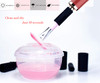 FreelyKoi makeup brush cleaner, with 6 rubber ring makeup brush cleaner, can be washed and dried in a few seconds, suitable for professional makeup b