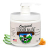 Original Udder Balm Unscented Pump Jar - Made in USA - Hypoallergenic, Dry Skin Relief for Hands, Feet & Face, Moisturizer for Sensitive, Cracked Dry