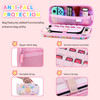 HYPERCASE Pink Cute Carrying Case for Nintendo Switch OLED Accessories Storage, Hard Protective Cover Skin for Switch OLED Console, Screen Protector,