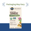 Garden of Life Organics Maximum Strength Turmeric Joints & Mobility Support 30 Tablets - 500mg Curcumin (95% Curcuminoids) Black Pepper - Organic Non