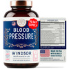 Blood Pressure Support Supplement - Green Tea, Hibiscus, Hawthorn, Garlic - Blood Pressure Vitamin, Mineral and Activated Naturals - 3 Month Supply,