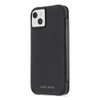 Case-Mate Wallet Folio iPhone 14 Plus Case - Black [10ft Drop Protection] [Compatible with MagSafe] Magnetic Flip Folio Cover Made with Genuine Pebbl