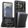 SSLOTSCASE for iPhone 15 Pro Wallet Case, Dark Green