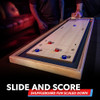 GoSports Shuffleboard and Curling 2 in 1 Tabletop Board Game