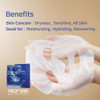 Ronas Stem Cell Coconut Gel Mask 5 pack. Anti Aging, Moisturizing, Rejuvenating. Sunburn Treatment. Korean Cosmetics.