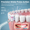 Onlyone Rechargeable Cordless Water Flosser with Adjustable Water Pressure for Daily Oral Care, Power Dental Flosser for Home and Travel Use, Portabl