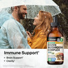 BIO KRAUTER Dozen Mushroom Tincture - Immune Support Supplement Drops - Promotes Digestive & Cognitive Support - Non-GMO, Liquid Immunity Defense For