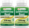 Best Naturals Goldenseal Root 570 mg (Non-GMO) 100 Capsules (100 Count (Pack of 2))