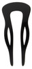France Luxe New Chignon Pic - Black, 1 5/8" x 3 1/2", Unisex, 1 Count
