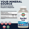 KAL Bone Meal Powder | Sterilized & Edible Supplement Rich in Calcium, Phosphorus, Magnesium | For Bones, Teeth, Nerves, Muscular Function | 16 oz