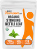 BulkSupplements.com Organic Stinging Nettle Extract Powder - Nettle Leaf Extract, Herbal Supplement - Vegan & Gluten Free, 750mg per Serving, 250g (8