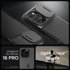 Spigen Optik Armor MagFit Designed for iPhone 16 Pro Case [Military-Grade Protection] Compatible with MagSafe - Black