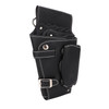 Hairdresser Bag, Scissor Pouch Holster with Belt for Hairdressers, Salon Hair Stylist Barber Scissors Shear Hairdressing Waist Holder Case Bag, Real