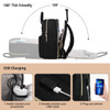 YAMTION Laptop Backpack for Women Bookbag School Backpack with Charger,Aesthetic Computer Backpacks for High School Teen Girls Office College Student