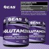 EAS L-Glutamine Powder | 99.5% Purity AjiPure Glutamine | Maximize Muscle Growth & Recovery | Improve Nitrogen Balance | 400mg, 80 Servings (Unflavor