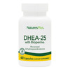 Natures Plus DHEA-25 with Bioperine - 60 Capsules - Gluten Free - 60 Servings