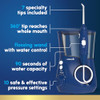Waterpik Aquarius Water Flosser For Teeth Cleaning, Gums, Braces, Dental Care, Electric Power With 10 Settings, 7 Tips For Multiple Users And Needs,