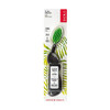 RADIUS Toothbrush, Flex Brush, Soft Bristles, Right Handed, Black Brush with Green Bristels, BPA Free & ADA Accepted, Pack of 1