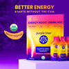 purple tree Organic Energy Stick Packets  Zero Sugar, 80mg Natural Caffeine from Yerba Mate & Guarana, with B12 Vitamins for Smooth, Crash-Free Ener