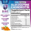 Glucosamine Chondroitin MSM 2100mg - 3X Strength Joint Support Supplement with Glucosamine Sulfate, Turmeric, Boswellia, Quercetin for Cartilage, Fle
