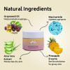 D'Arganette Sunshine Glow Face Mask with Grapeseed Oil & Niacinamide, Facial Scrub & Gentle Face Exfoliator to Cleanse Pores, Smooths, Hydrates and B