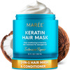 MAREE Deep Conditioning Hair Mask for Damaged Hair Treatment  Keratin Hair Care for Hydrating Growth Repair Moisturizing  Dry Curly Color Refreshin